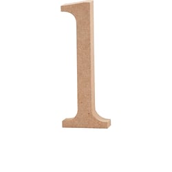 Lettre, l, H : 12,7 cm, ép. 2 cm, 1 pièce