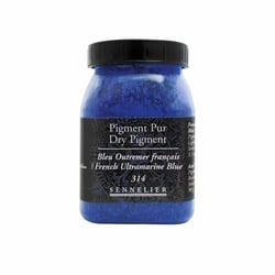 Pigment pour création de peinture - pot 90 g - Bleu outremer français