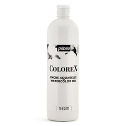 Encre aquarelle - Blanc - Pébéo - Colorex - Calligraphie, dessin - 1L