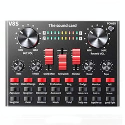 Microphone Polyvalent Pour Live K Song Avec Effets Spéciaux Et Connexion Bluetooth YONIS