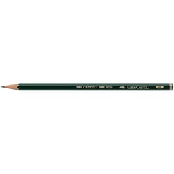 Crayon graphite Faber-Castell 9000 - Lot de 12 - Hexagonal - Mine HB 2 mm