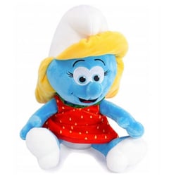 Peluche schtroumpfette 33 cm - doudou licence : collection schtroumpf