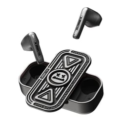 Ecouteurs Bluetooth Sans Fil IPX4 Effet Lumineux Gyro 360° Anti-Sueur Argent YONIS