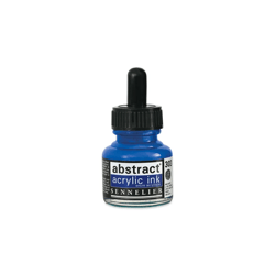 Encre Acrylique en flacon - bleu cobalt imitation - Sennelier