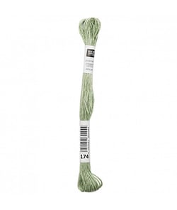 Fil à broder mouliné Uni - Rico Design 174 Vert