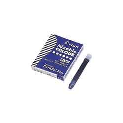 PILOT 6 Cartouches d'encre pour stylo Parallel Pen, bleu