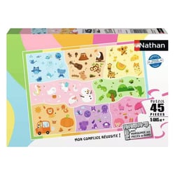 Puzzle 2D 45 pièces - Un monde de couleurs - NATHAN