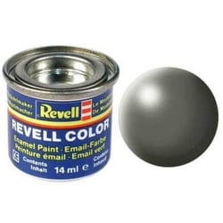 Peinture émail - Vert gris satiné - RAL 6013 - Maquette - Modélisme- Pot 14ml - Revell