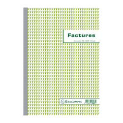 Manifold Factures 29,7x21cm 50 feuillets dupli autocopiants - Motif| - x 5 - Exacompta
