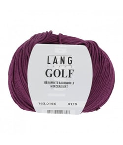Coton à tricoter GOLF - Lang Yarns - PPSC 166 Violet