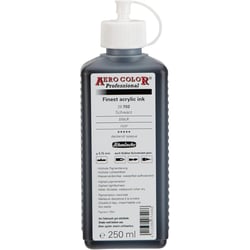 Peinture acrylique fluide - Schmincke - Noir - AERO COLOR Professional