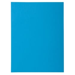 Paquet de 50 chemises 1 rabat ROCK''S 210 - 24x32cm - Bleu - x 5 - Exacompta