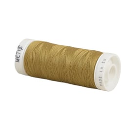 Bobine fil polyester 200m Oeko Tex fabriqué en Europe jaune moutarde
