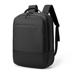 Sac À Dos Ordinateur Multifonction Imperméable Résistant Grande Capacité Confortable Gris foncé YONIS