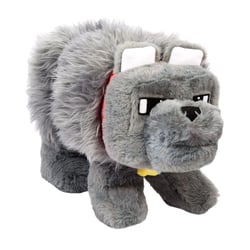 Minecraft, le film - Peluche sonore Dennis le loup 20 cm - Mattel