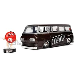 FORD Econoline Bus avec figurine M&M'S Rouge 1965
