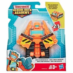 Figurine - HASBRO - Transformers Rescue Bots Academy - Wedge Le Robot De Construction - Jaune
