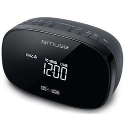 Radio-réveil Double Alarme Noir - Muse M150CDB
