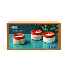Kit Fimo Home Déco 3 Bougeoirs 20x10x10cm