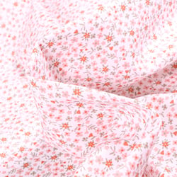Tissu Coton imprimé Arty Pio tomette sur fond Blanc