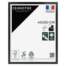 Cadre photo Precious carbone 40x50 cm