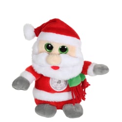 Peluche - Père Noël - Christmas pétillous sonore 16 cm