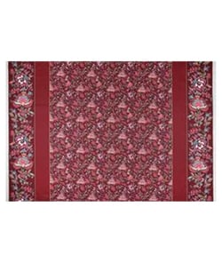 Tissu coton nappe placé colombes de 135 cm de largeur colombecassis vendu par 50 cm