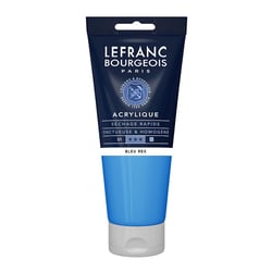 Peinture acrylique - Bleu rex - 067 - Fine - Lefranc Bourgeois - Tube 200ml