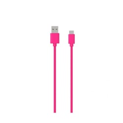 Jaym Câble USB-C vers USB-A 3A Charge et Synchronisation Collection POP 1,5m Rose