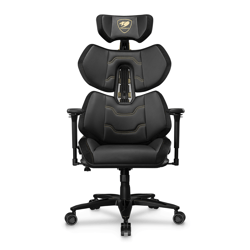 Fauteuil gaming - Cougar Gaming - TERMINATOR ELITE - Noir/doré - Ergonomique, Dossier Réglable, Accoudoirs 4D, Structure Renforcée