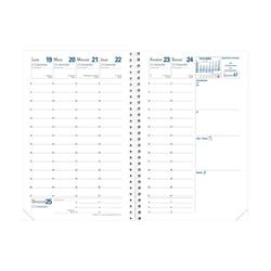 AFFAIRES SPIRALÉ FR Recharge - 10x15 cm - Semainier - 14 mois de décembre à janvier