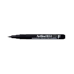 Lot de 12 marqueurs permanents pointe fine 0,5 mm - ARTLINE - Noir - 853