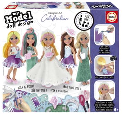 My Model Doll Design Celebration - Educa Borras - Rouge