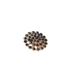 Bouton strass noir