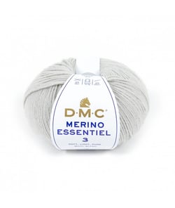 Pelote de laine Merino Essentiel 3 - DMC - Certifié Oeko-Tex 962 Gris