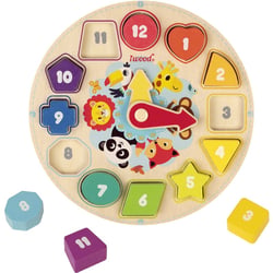 Puzzle en forme d'horloge en bois - WDK GROUPE PARTNER