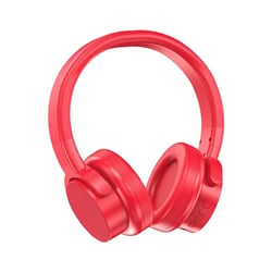 Casque Audio Sans Fil Bluetooth HIFI Stéréo Pour Gaming Avec Micro Rouge Rouge YONIS