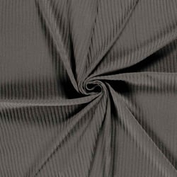 Tissu Jersey Viscose côtelé lourd Oréa uni Gris