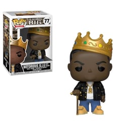 Notorious B.I.G - Figurine POP! Notorious B.I.G avec sa couronne 9 cm - Funko