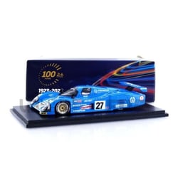 Voiture miniature de collection - SPARK - MIRAGE M12 Pratice - 1/43 - Le Mans 1982 - Bleu