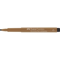 Feutre - Terre d'ombre 180 - Pointe 2,5 mm - Calligraphie - Pitt Artist Pen - Faber-Castell