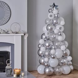 Sapin de Noël Ballons - Argent