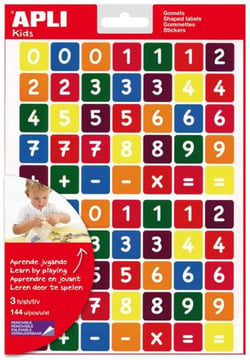 P 3F 210 GOMMET ENL CHIFFRES