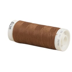 Bobine fil polyester 200m Oeko Tex fabriqué en Europe rouge cannelle