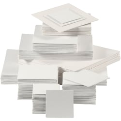 Panneau en toile, 280 gr, blanc, 108 pièces/ 1 Pq.