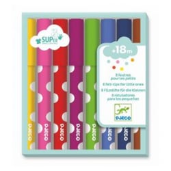 8 feutres pour les petits - Djeco - Multicolore - Tous niveaux