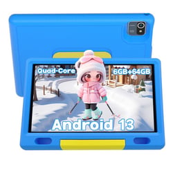 Tablette tactile enfant KOTSREN Android 13 Bleu 10.1 pouces