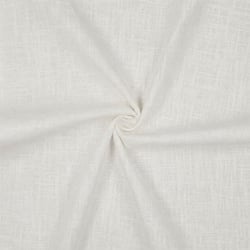 Tissu Lin Coton lavé uni Ecru