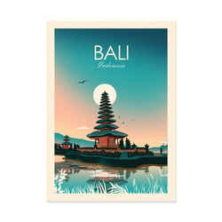 Affiche 50x70 cm - Bali Indonesia - Studio Inception