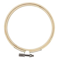 Cadre de broderie en bois Ø 10 cm